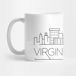 Virginia Beach Minimal Skyline Mug